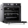 Montpellier SFOS78MBX 75L Nine Function Single Oven With Full Colour Display And Steam Clean - Stainless Steel