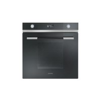 Smeg SFP125N-1 Linea Multifunction MaxiPlus Single Oven With Pyrolytic Cleaning Black