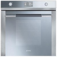 Smeg SFP125 Linea Pyrolitic Multifunction Maxi Plus Electric Built-in Single Oven - Stainless Steel
