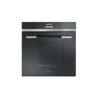 Smeg SFP140N Linea Pyrolytic Multifunction Electric Built-in Single Oven Black