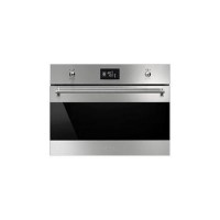 Smeg SFP4390X 45cm Height Stainless Steel Classic Compact Multifunction Pyrolitic Oven
