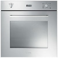 GRADE A1 - Smeg SFP485X Cucina Pyrolitic Multifunction Maxi Plus Electric Built-in Single Oven - Stainless Steel