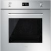 GRADE A2 - Smeg SFP496XE 60cm Cucina Stainless Steel Pyrolitic Multifunction Single Oven with Soft Close Door