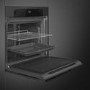 Smeg Musa Electric Single Oven with Pyrolytic Cleaning - Black