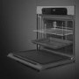 Smeg Musa Electric Single Oven with Pyrolytic Cleaning - Silver
