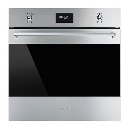 Smeg SFP6378X Classic Multifunction Pyroltic Single Oven Stainless Steel