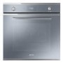 Smeg SFP6401TVS Cucina 60cm Multifuction Single Oven With Pyrolytic Cleaning - Silver