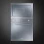 Smeg SFP6401TVS Cucina 60cm Multifuction Single Oven With Pyrolytic Cleaning - Silver