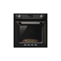 Smeg SFP6925NPZ 60cm Victoria Multifunction Pyroltic Single Oven Black