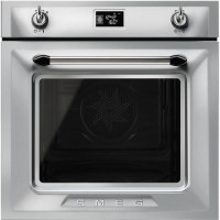 Smeg SFP6925XPZE 60cm Victoria Multifunction Pyroltic Single Oven Stainless Steel