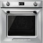 Smeg SFP6925XPZE 60cm Victoria Multifunction Pyroltic Single Oven Stainless Steel