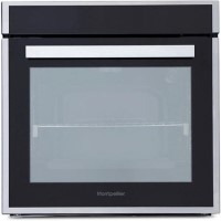 Montpellier SFPO77MBX 75L Touch Control Nine Function Single Pyrolytic Oven With Telescopic Runners And Programmable Timer - Stainless Steel