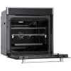 Montpellier SFPO77MBX 75L Touch Control Nine Function Single Pyrolytic Oven With Telescopic Runners And Programmable Timer - Stainless Steel