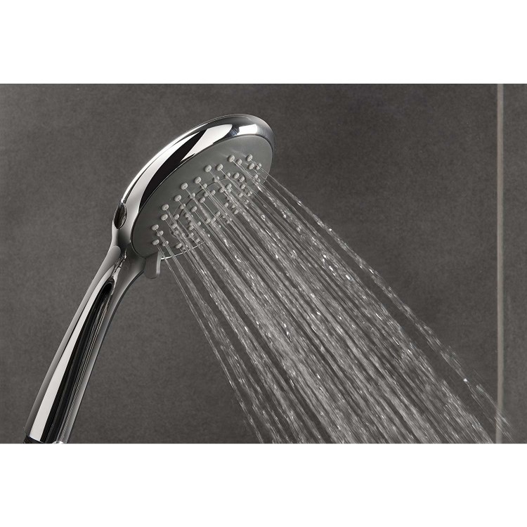 Triton High Flow 5 Spray Pattern Shower Handset - Chrome