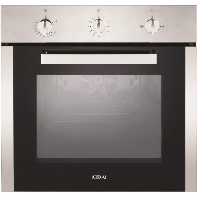 GRADE A3 - CDA SG120SS Stainless Steel Single Fanned Gas Oven