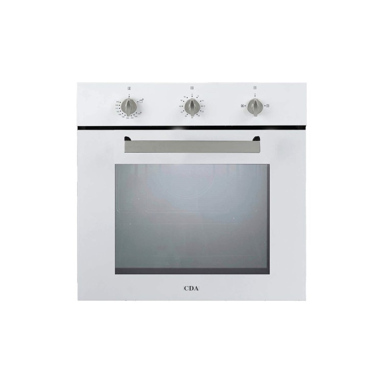 CDA SG120WH 54L Single Fanned Gas Oven - White