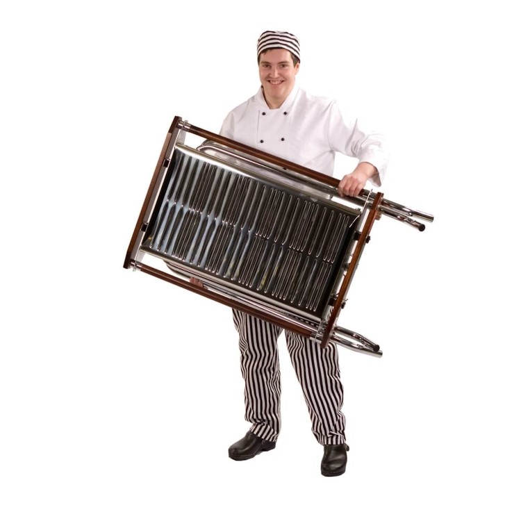 Cinders SG80 Classic Slimfold Professional Folding Gas Barbecue - Single Zone