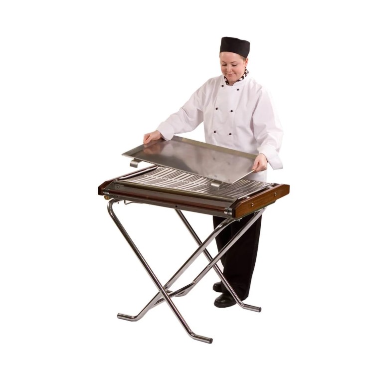 Cinders SG80 Classic Slimfold Professional Folding Gas Barbecue - Single Zone