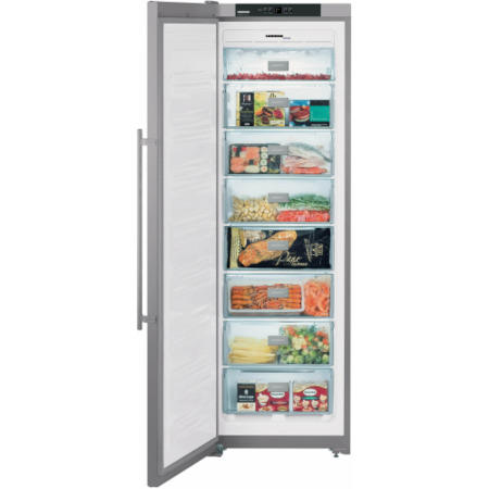 Refurbished Liebherr SGNESF3063 1.85m Tall NoFrost Freestanding Freezer - SmartSteel Door