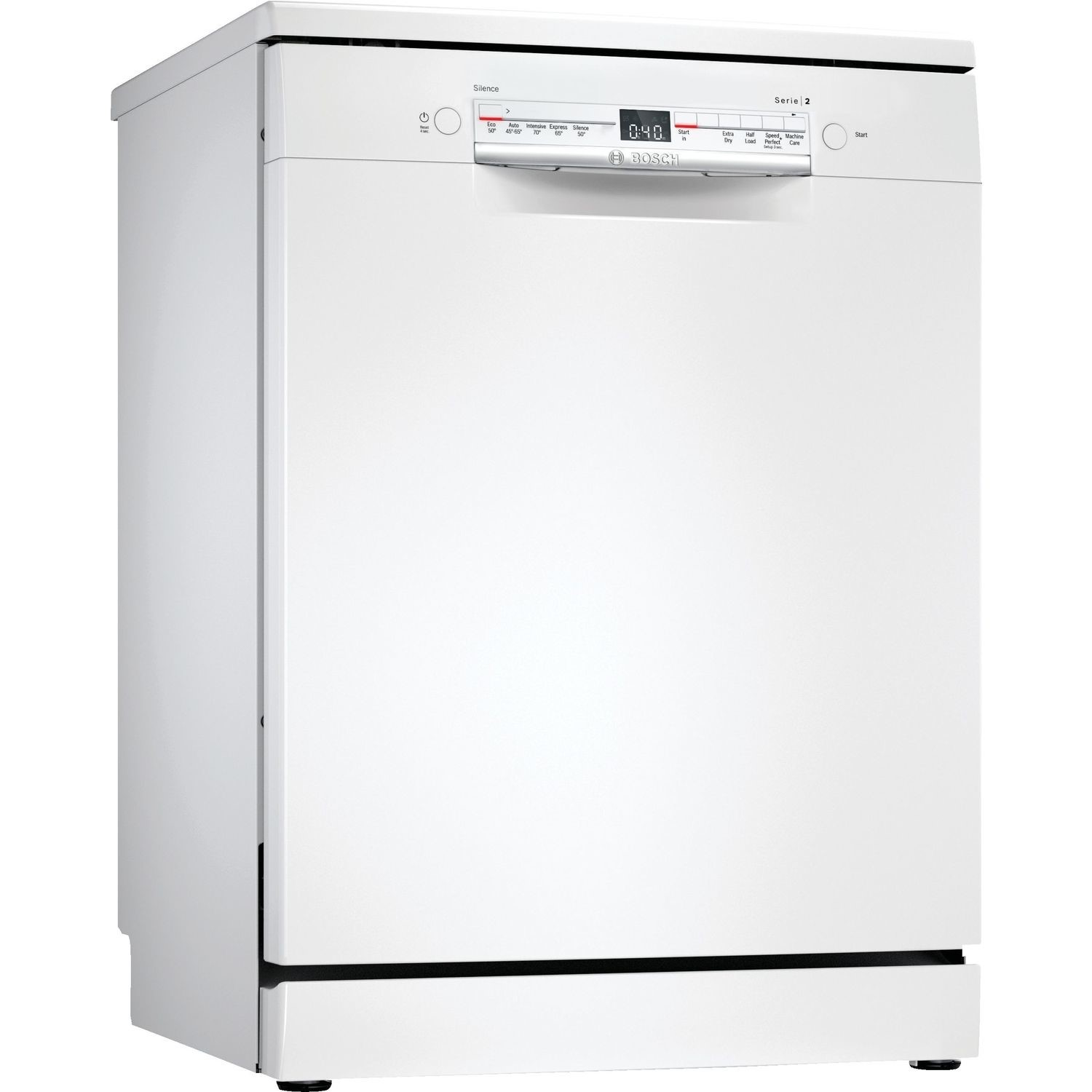 Refurbished Bosch Serie 2 SGS2HKW66G 12 Place Freestanding Dishwasher White