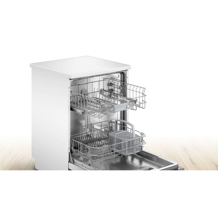 Refurbished Bosch Serie 2 SGS2HKW66G 12 Place Freestanding Dishwasher White