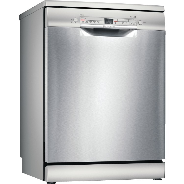 Bosch Serie 4 12 Place Settings Freestanding Dishwasher - Silver