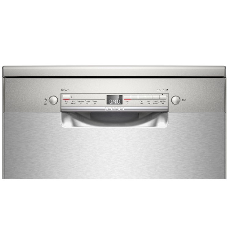 Bosch Serie 4 12 Place Settings Freestanding Dishwasher - Silver