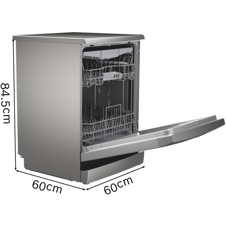 Bosch Serie 4 12 Place Settings Freestanding Dishwasher - Silver