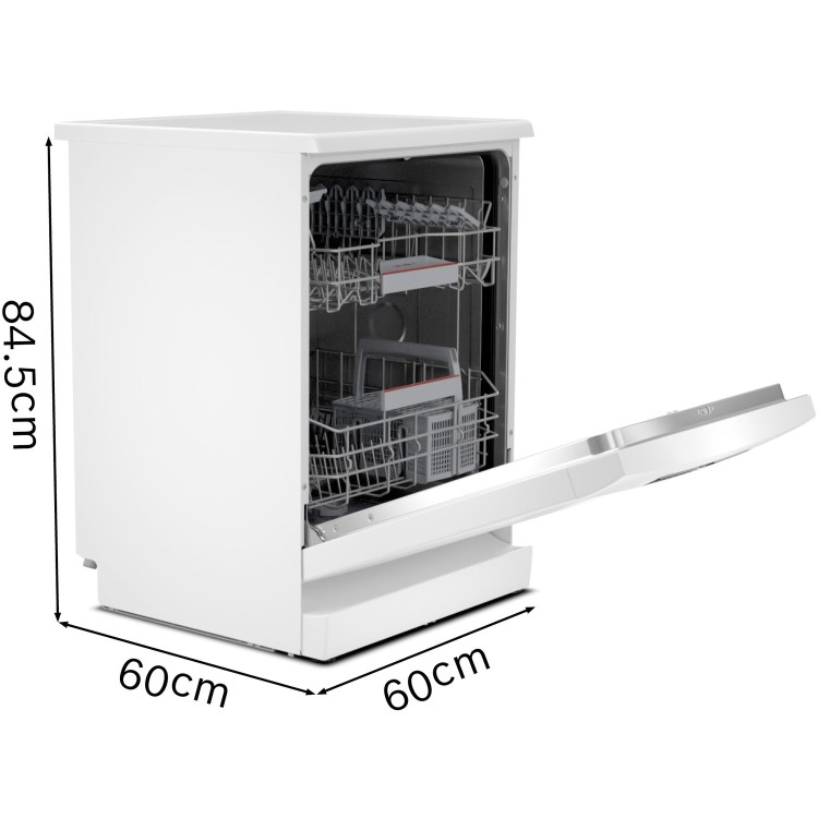Refurbished Bosch Serie 4 SGS4HAW40G 13 Place Freestanding Dishwasher White