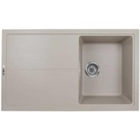 Single Bowl Inset Stone Granite Kitchen Sink 860mm - Essence