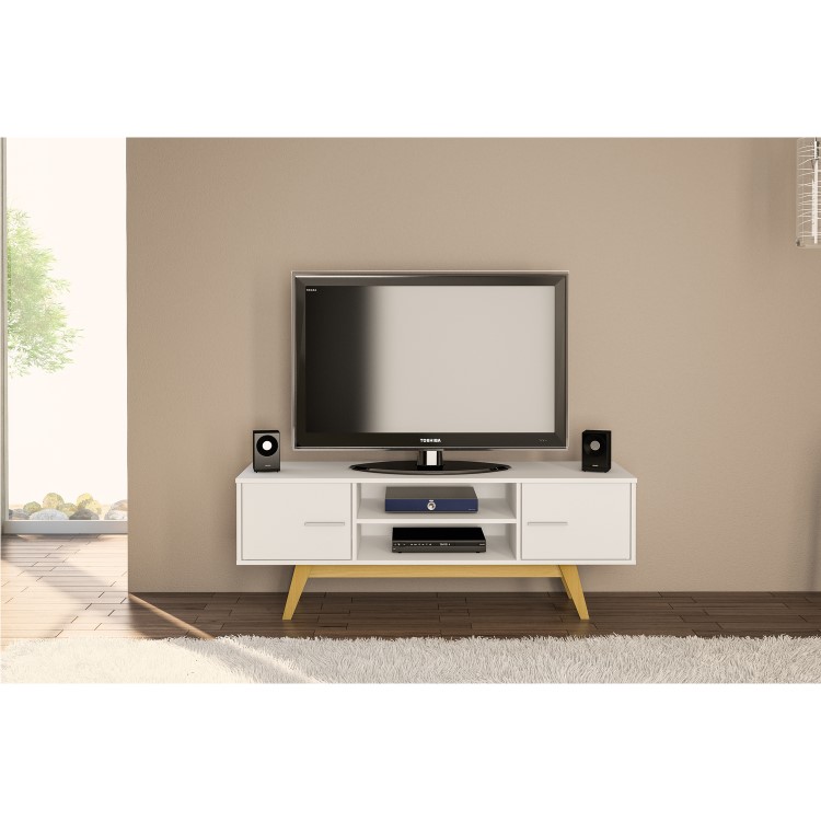 Birlea Shard TV Unit White