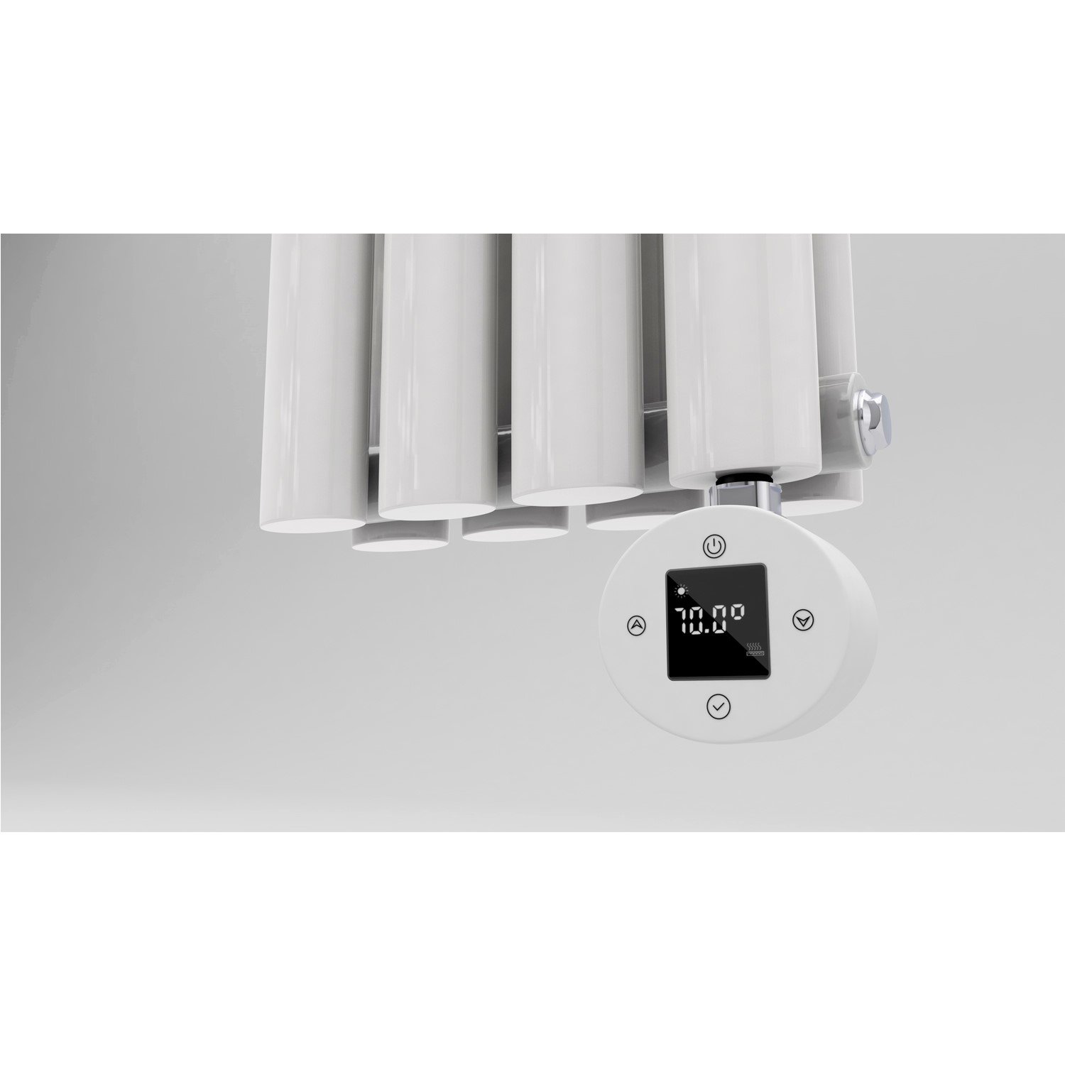 600W Thermostatic Wi Fi Heating Element Electric Radiators Dual fuel or Towel rail Plug Hard