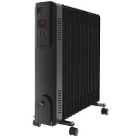 Refurbished electriQ 2.5kw Black Smart WiFi Alexa Oil Filled Radiator 11 Fin 24 hour and Weekly Timer with Thermostat and Remote Black Refurbished electriQ 2.5kw Black Smart WiFi Alexa Oil Filled Radiator 11 Fin 24 hour and Weekly Timer with Thermostat and Remote Black