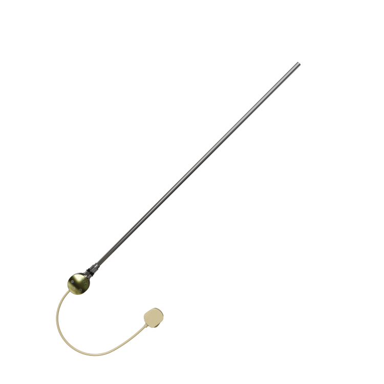 Brushed Brass electriQ 800W Smart Wi-Fi Thermostatic Heating Element for Electric & Dual-Fuel Radiators and Towel Rails – Plug-In or Hardwired