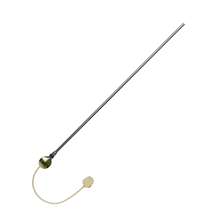 Brushed Brass electriQ 1000W Smart Wi-Fi Thermostatic Heating Element for Electric & Dual-Fuel Radiators and Towel Rails – Plug-In or Hardwired