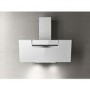 Elica Sheen 90cm Angled Cooker Hood - White Glass