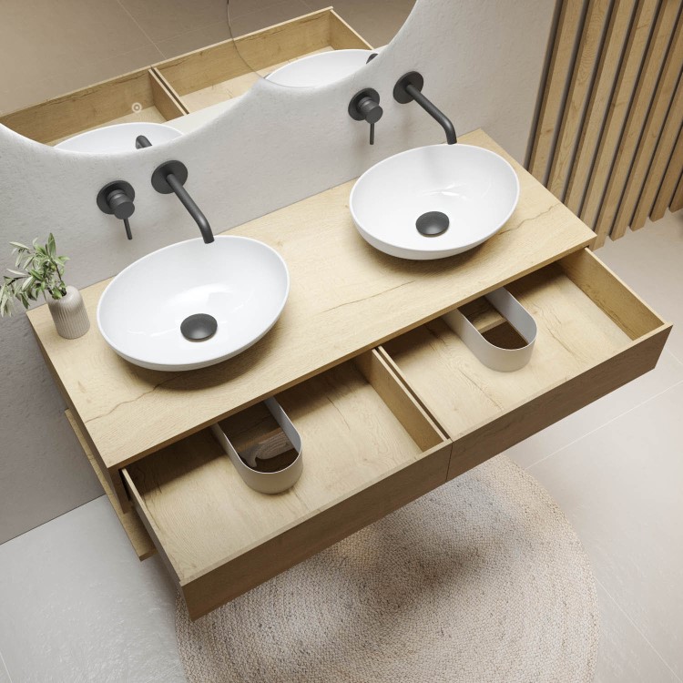 Oval Countertop Basin 410mm - Shell