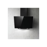 GRADE A3 - Elica SHIRE-60-BLK 60cm Angled Cooker Hood - Black Glass