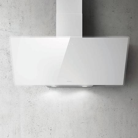angled glass cooker hood 90cm