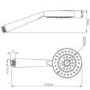 Round Style Shower Handset