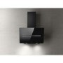 Elica Shy 60cm Angled Cooker Hood - Black Glass