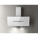 SHY-WH-90 Elica Shy 90cm Angled Cooker Hood - White Glass