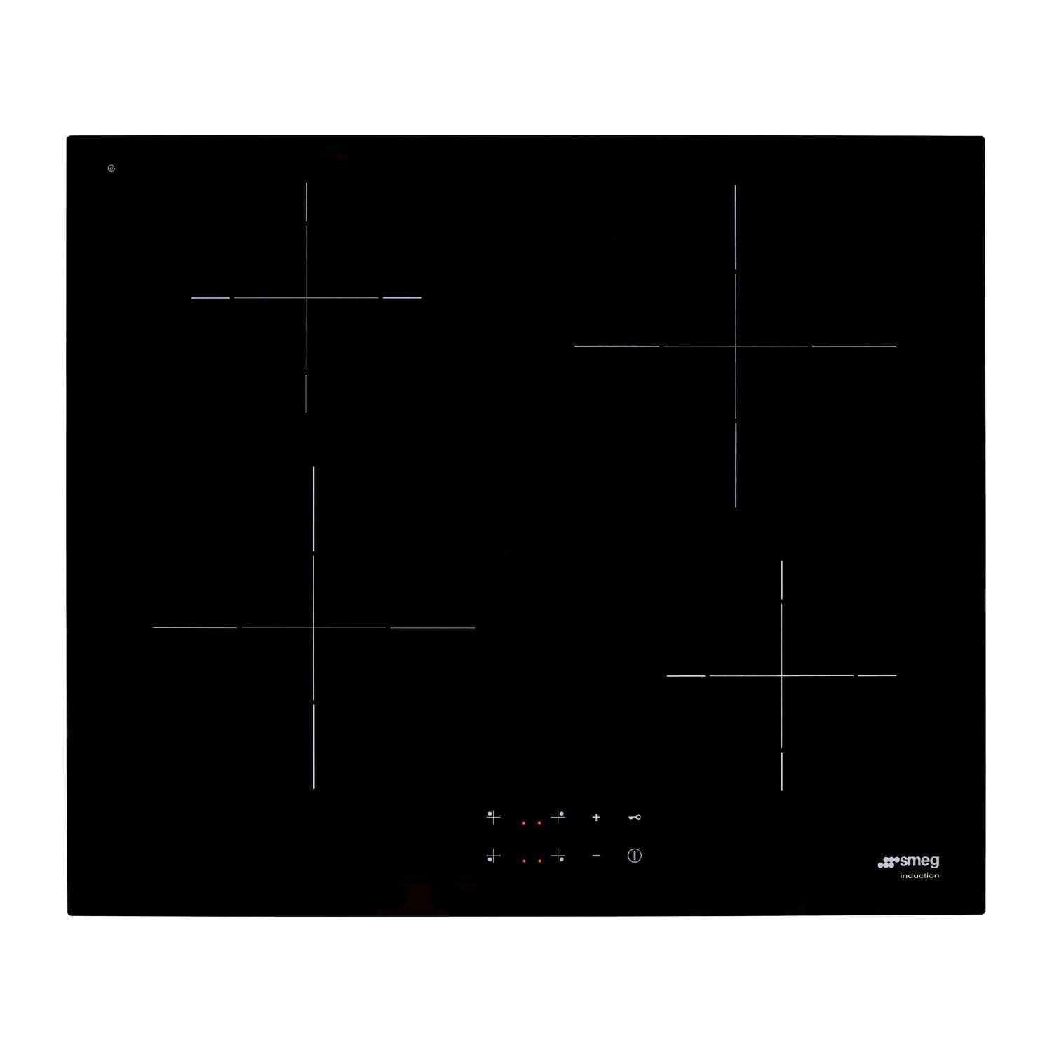 Smeg SI2641DUK 60cm 4 Zone Plug & Play Induction Hob - Black