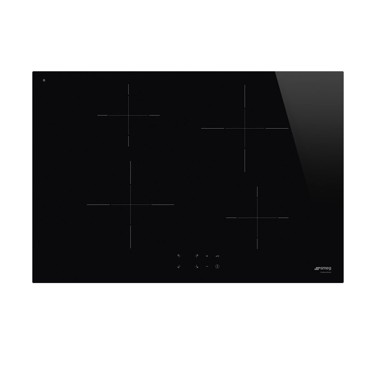 Photos - Hob Smeg SI2741DUK 75cm Plug and Play Induction  - Black 