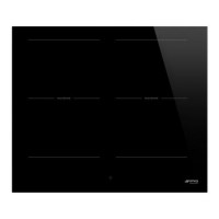 Smeg 60cm 4 Zone Induction Hob - Black