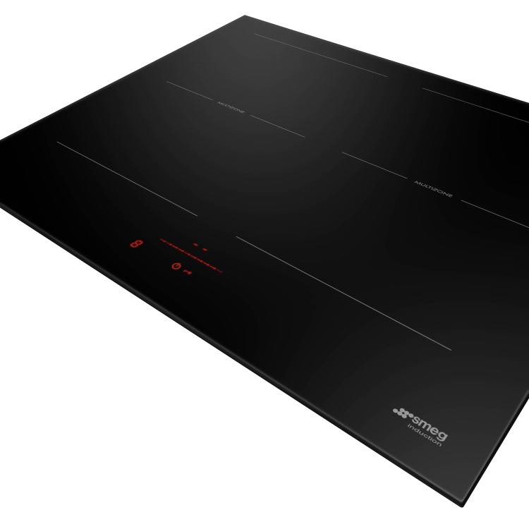 Smeg 60cm 4 Zone Induction Hob - Black