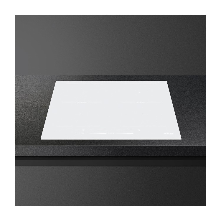 Smeg 60cm 4 Zone White Induction Hob
