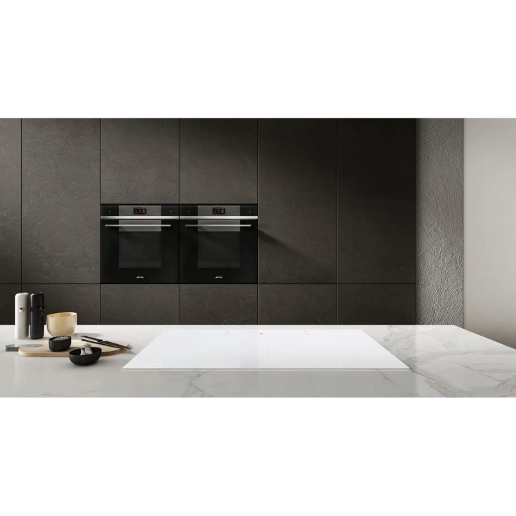 Smeg 90cm 5 Zone White Induction Hob