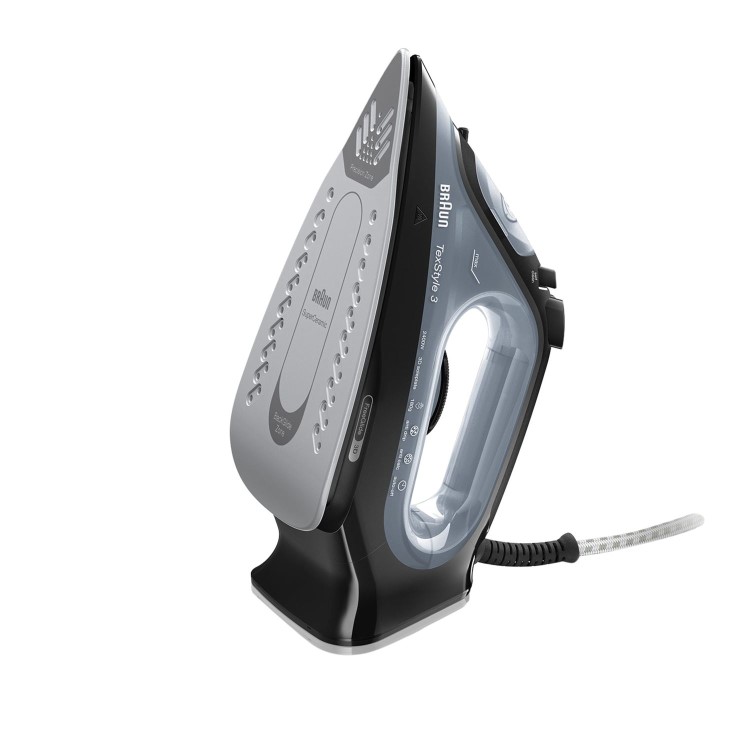 Refurbished Braun SI3055BK TexStyle 2400W 3 Steam Iron Black
