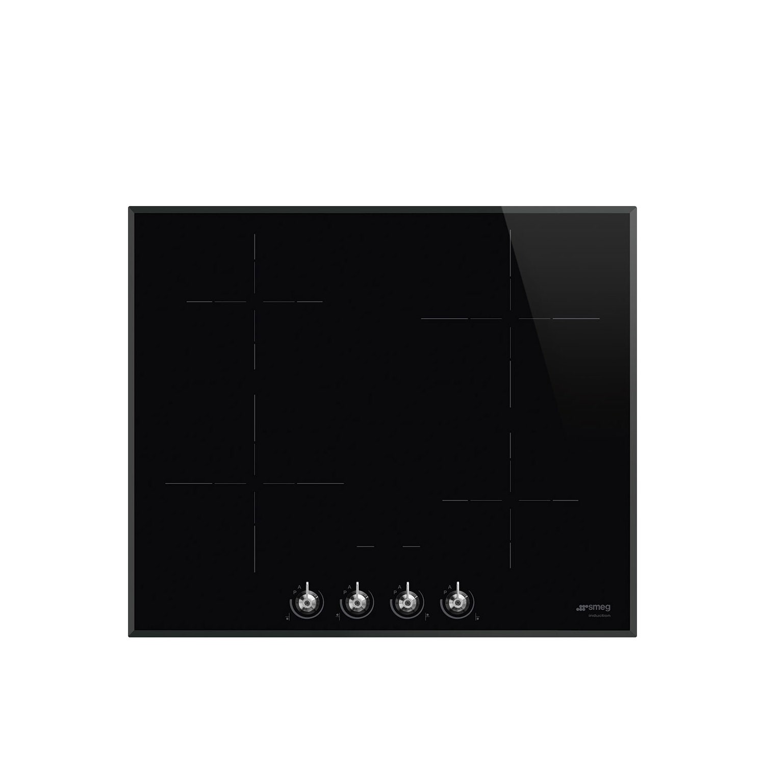 Smeg SI364BM 60cm 4 Zone Induction Hob - Black